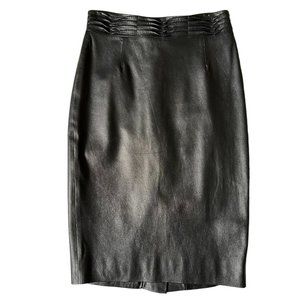 L'AGENCE Black Pencil Skirt